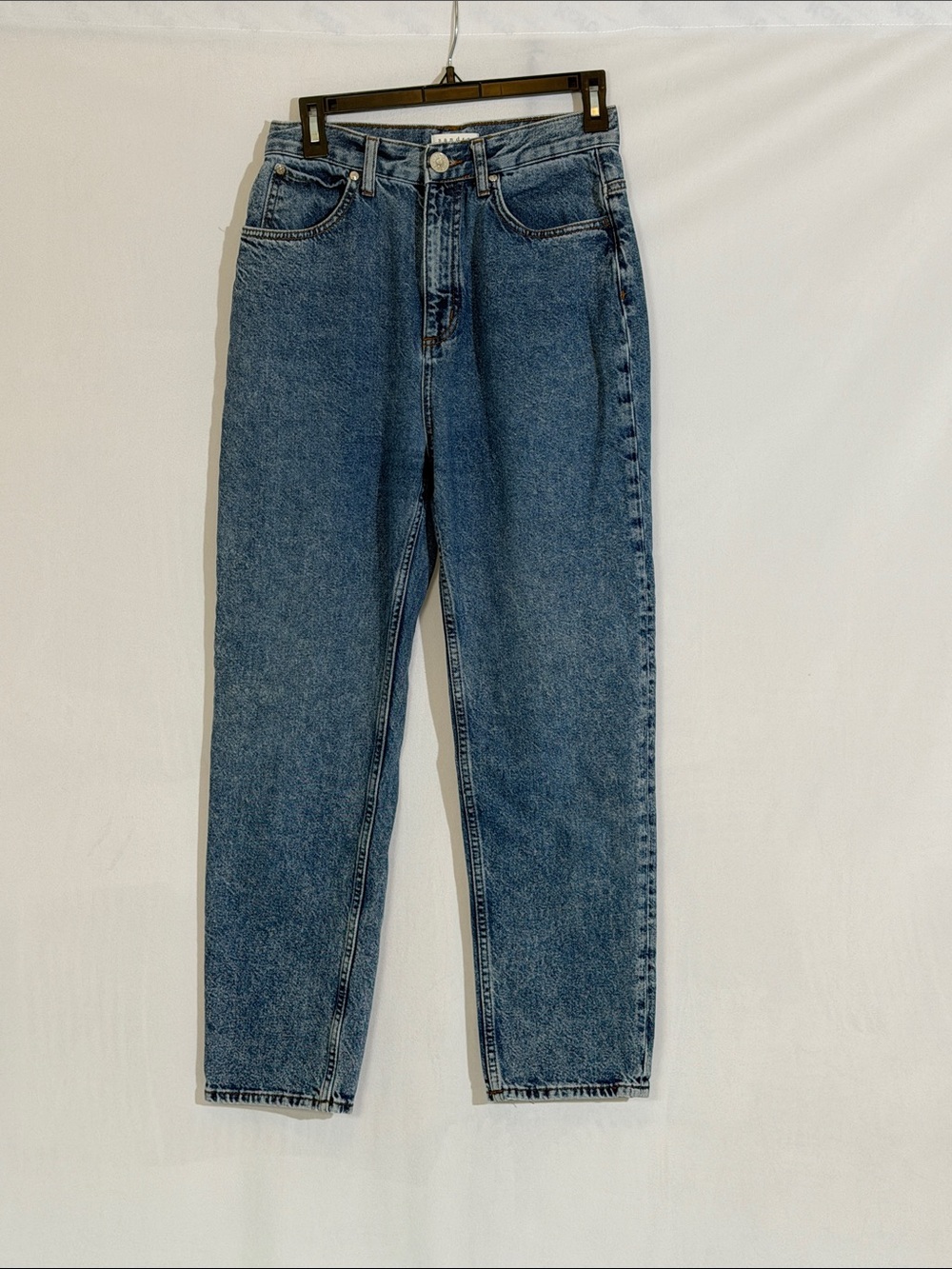 Sandro Paris Jeans Size 38 US 6 High Rise Tapered Leg EUC